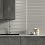 4 x 16 in. Soho Pressed Glazed Cement Chic Glossy Ceramic Wall Tile