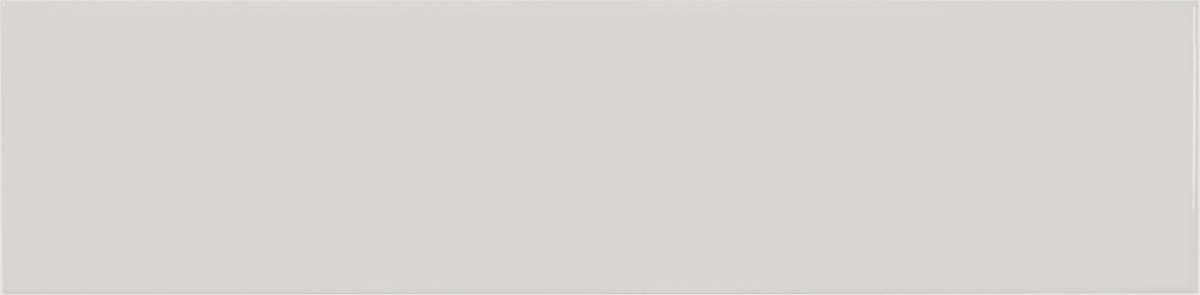 4 x 16 in. Soho Pressed Glazed Halo Grey Glossy Ceramic Wall Tile