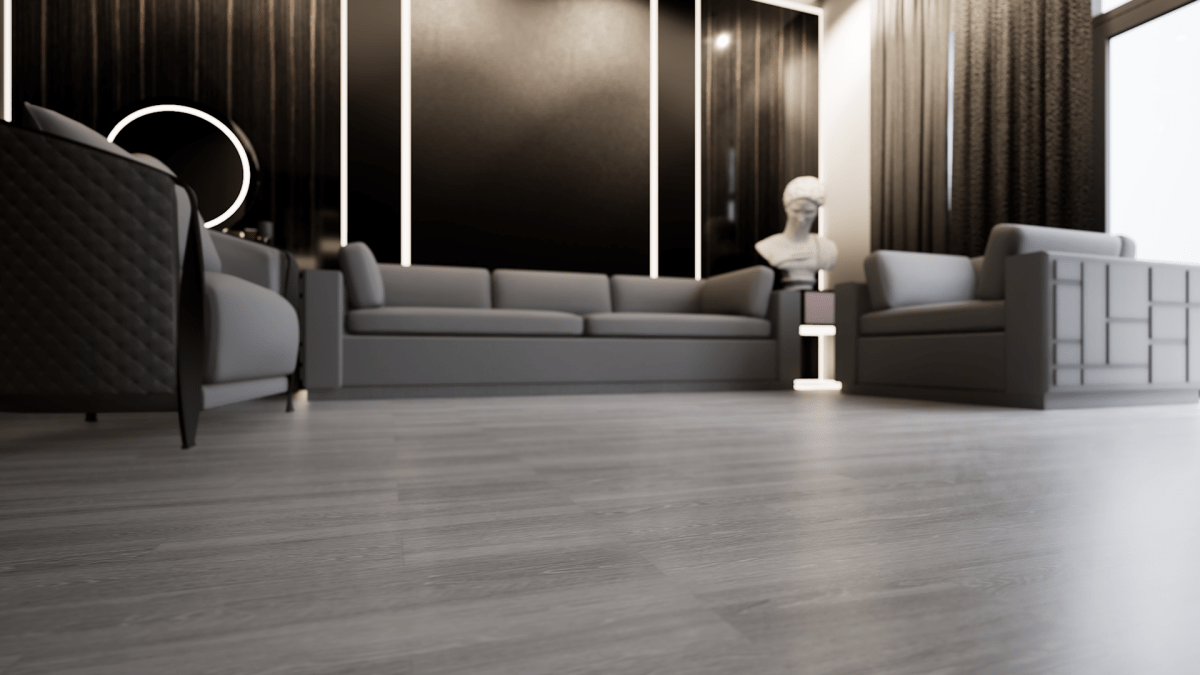4 X 24 In Aspen Ash Matte Rectified Glazed Porcelain