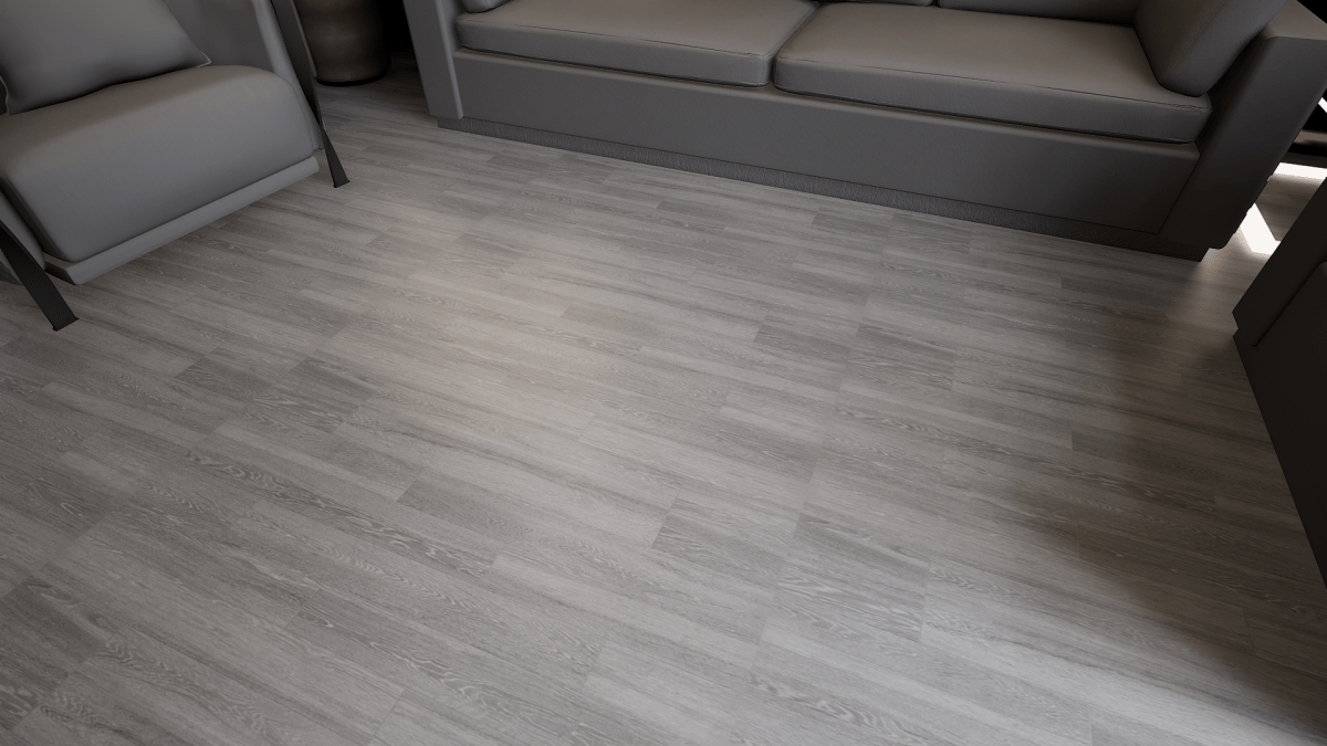 4 X 24 In Aspen Ash Matte Rectified Glazed Porcelain