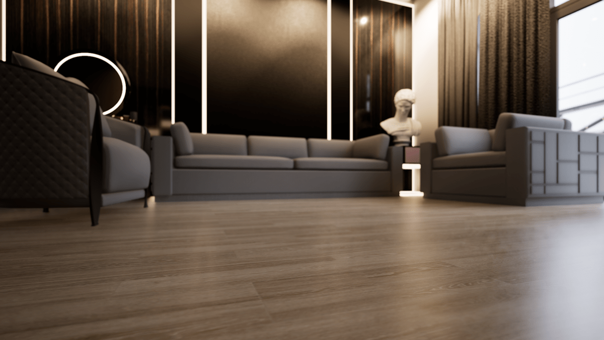 4 X 24 In Aspen French Oak Matte Rectified Glazed Porcelain