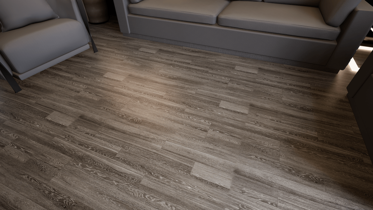 4 X 24 In Aspen Grey Ridge Matte Rectified Glazed Porcelain