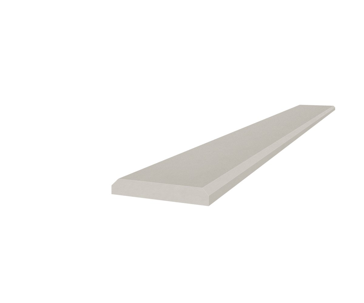4 x 36 in. Marmiline Ash Polished Engineered Stone Threshold