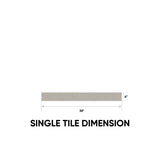 4 x 36 in. Marmiline Ash Polished Engineered Stone Threshold