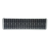 40W Outdoor LED Solar Street Light, 6500K, IP66, 18VDC, Adjustable Mount, Silver