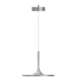 41W Round Plate Pendant Light, 3000K, 2225LM, Diameter 17.3" x 55"H, Dimmable, Home Office Lighting
