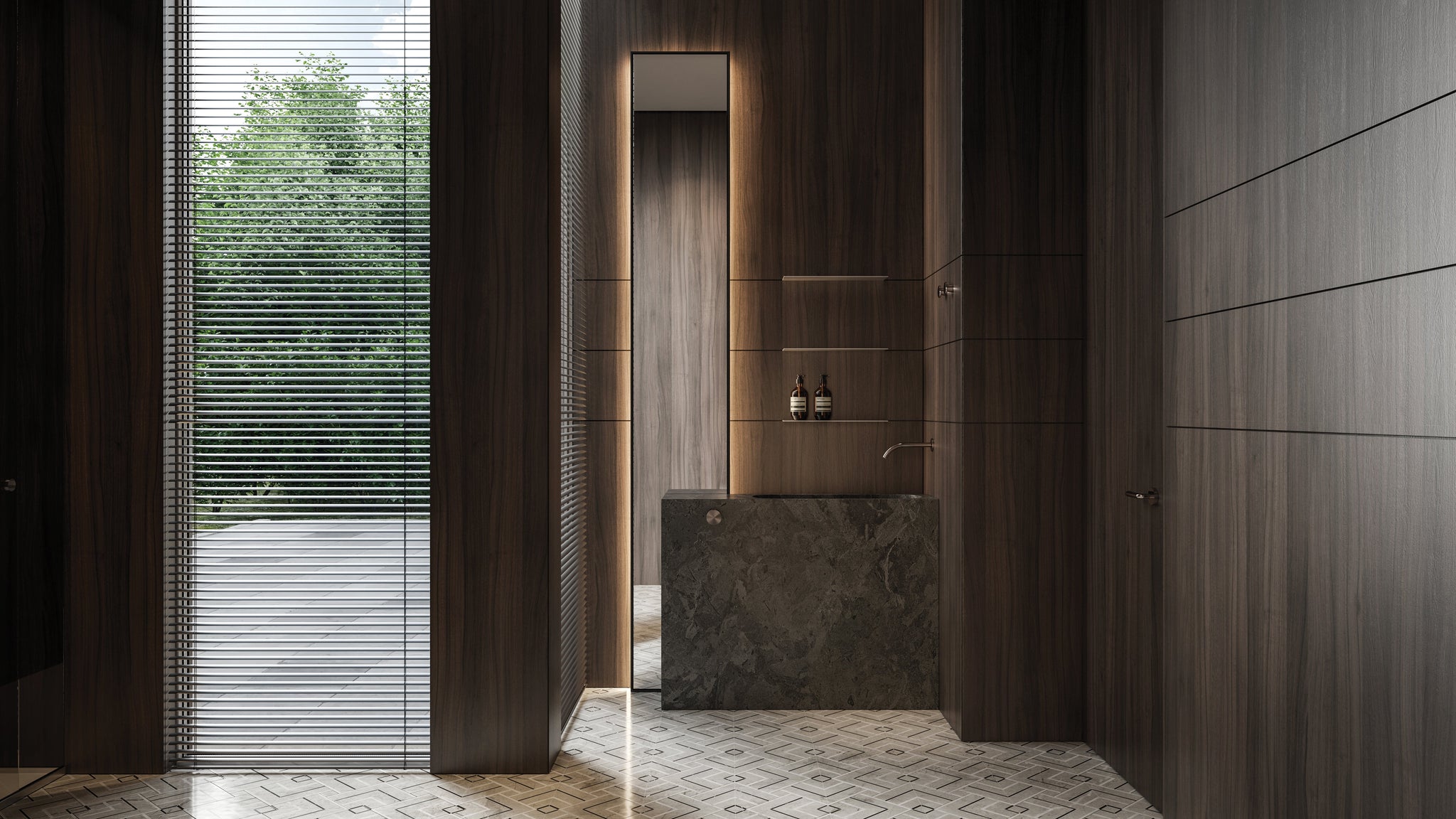 Picco La Marca Paradiso Honed Glazed Porcelain Mosaic