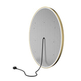 Oval LED Lighted Bathroom Vanity Mirror, Touch Switch, Anti-Fog Wall Mounted Makeup Mirror & CCT Remembrance, CRI 90+, LED Oval Mirror for Bathroom, Lunar Style
