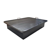 Queen Metal Bed Frame - 80 X 60 X 17 Inch Black Color Steel with Powder Coated Frame - 58 KG
