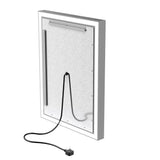 Frontlit/Backlit LED Lighted Bathroom Vanity Mirror with Frame, Anti-Fog, Touch Button, CRI 90+, Adjustable CCT & Memory, Magnum Style