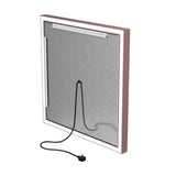 Frontlit/Backlit LED Lighted Bathroom Vanity Mirror with Frame, Anti-Fog, Touch Button, CRI 90+, Adjustable CCT & Memory, Magnum Style