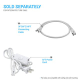 4ft LED Shop Light Fixture, 30W V Shape 6500K 3900LM Clear Cover, AC100-277V, ETL Listed, Plug and Play, Damp Location, High Output T8 Integrated LED Tube, Linkable LED Shop Lights for Garage, Workshop, Basement