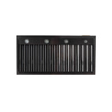 KUCHT 48 in. Professional Wall Mounted Range Hood 900CFM in Titanium Stainless Steel