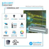 50 Watt 2FT LED Explosion Proof Linear Light, I Series, Dimmable, 5000K, 5400LM, AC100-277V, IP66, Hazardous Location Lighting Fixtures