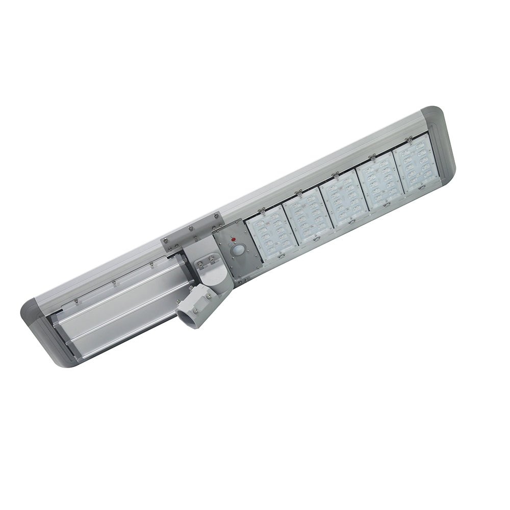 50W Solar LED Street Light ; 6500K AC100-277V ; Silver