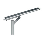 50W Solar LED Street Light ; 6500K AC100-277V ; Silver