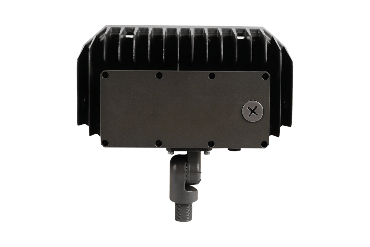 50W/40W/30W Watt Adjustable LED Flood Light Outdoor 4000K/5000K/5700K CCT Changeable, Knuckle Mount, UL & DLC 5.1 Premium, Bronze, IP65, For Gardens, Court, Lawn, Patio as well as LED Security Light