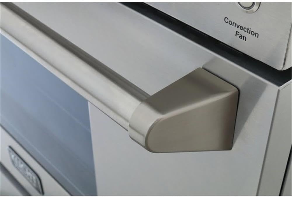 KUCHT Professional 36 in. 5.2 cu. ft. Dual Fuel Range for Propane Gas with Sealed Burners and Convection Oven in Stainless Steel with Classic Silver Knobs