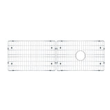 57-inch Workstation Two-Tiered Ledge Kitchen Sink Undermount 16 Gauge Stainless Steel