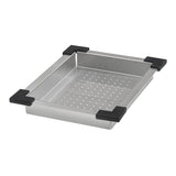 57-inch Workstation Two-Tiered Ledge Kitchen Sink Undermount 16 Gauge Stainless Steel