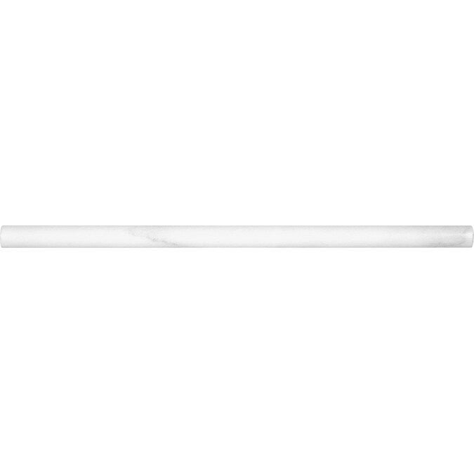 5/8 X 12 In Bianco Venatino Polished Marble Pencil
