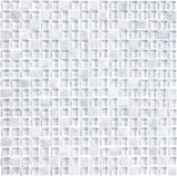5/8 x 5/8 in Norwegian Ice Glass Quartz Blend Mosaic