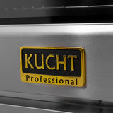 48 in. 6.7 cu. ft. 8 Burners Dual Fuel Range for Natural Gas in Stainless Steel with Kucht Horus Thermostat