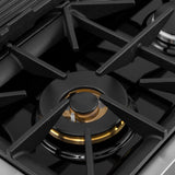 48 in. 6.7 cu. ft. 8 Burners Dual Fuel Range for Propane Gas in Stainless Steel with Kucht Horus Thermostat