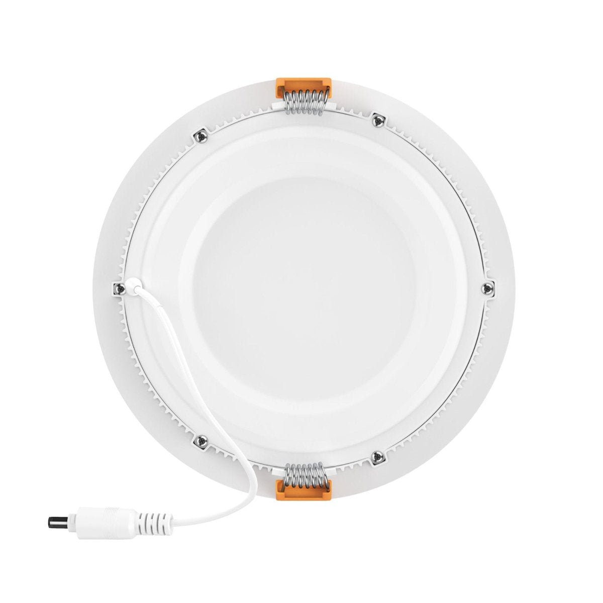 6" 12W LED Slim Panel Recessed Ceiling Light CCT Changeable 2700K/3000K/3500K/4000K/5000K, with Junction Box, Round