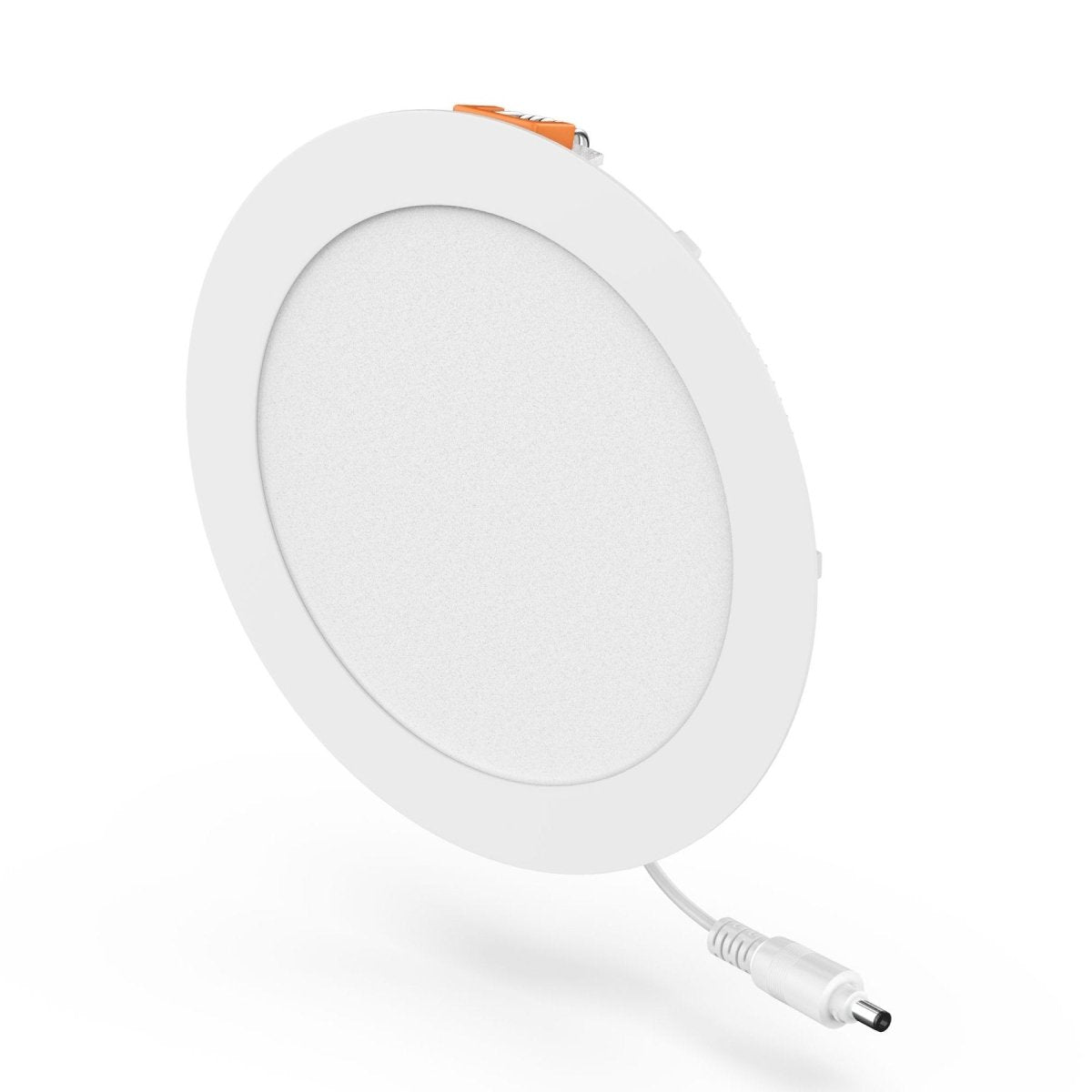 6" 12W LED Slim Panel Recessed Ceiling Light CCT Changeable 2700K/3000K/3500K/4000K/5000K, with Junction Box, Round