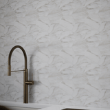 6 In Hexagon La Marca Calacatta Honed Glazed Porcelain Mosaic Tile