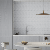 6 In Hexagon La Marca Carrara Polished Glazed Porcelain Mosaic Tile