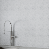 6 In Hexagon La Marca Carrara Polished Glazed Porcelain Mosaic Tile