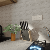 6 In Hexagon La Marca Paradiso Polished Glazed Porcelain Mosaic Tile