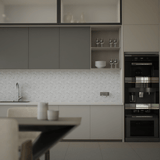6 In Hexagon La Marca Statuarietto Polished Glazed Porcelain Mosaic Tile