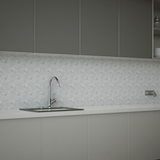 6 In Hexagon La Marca Statuarietto Polished Glazed Porcelain Mosaic Tile