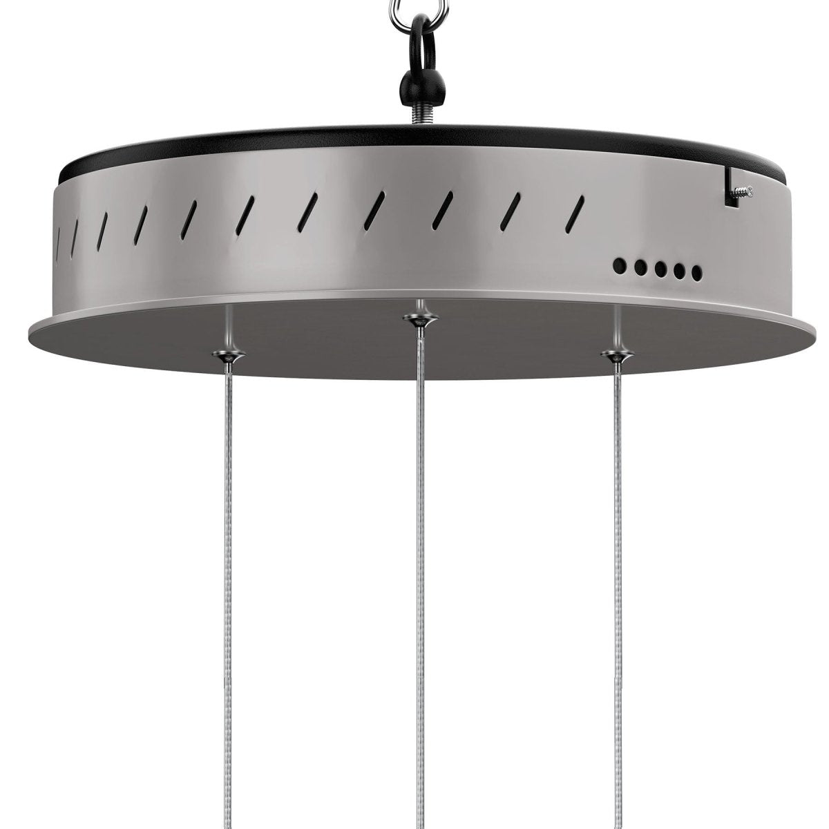 6-Light 30" Wide Modern/Contemporary Cage LED Chandelier Ceiling Light, 70W, 3000K, 3500LM, Adjustable Height