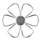 6-Light 30" Wide Modern/Contemporary Cage LED Chandelier Ceiling Light, 70W, 3000K, 3500LM, Adjustable Height