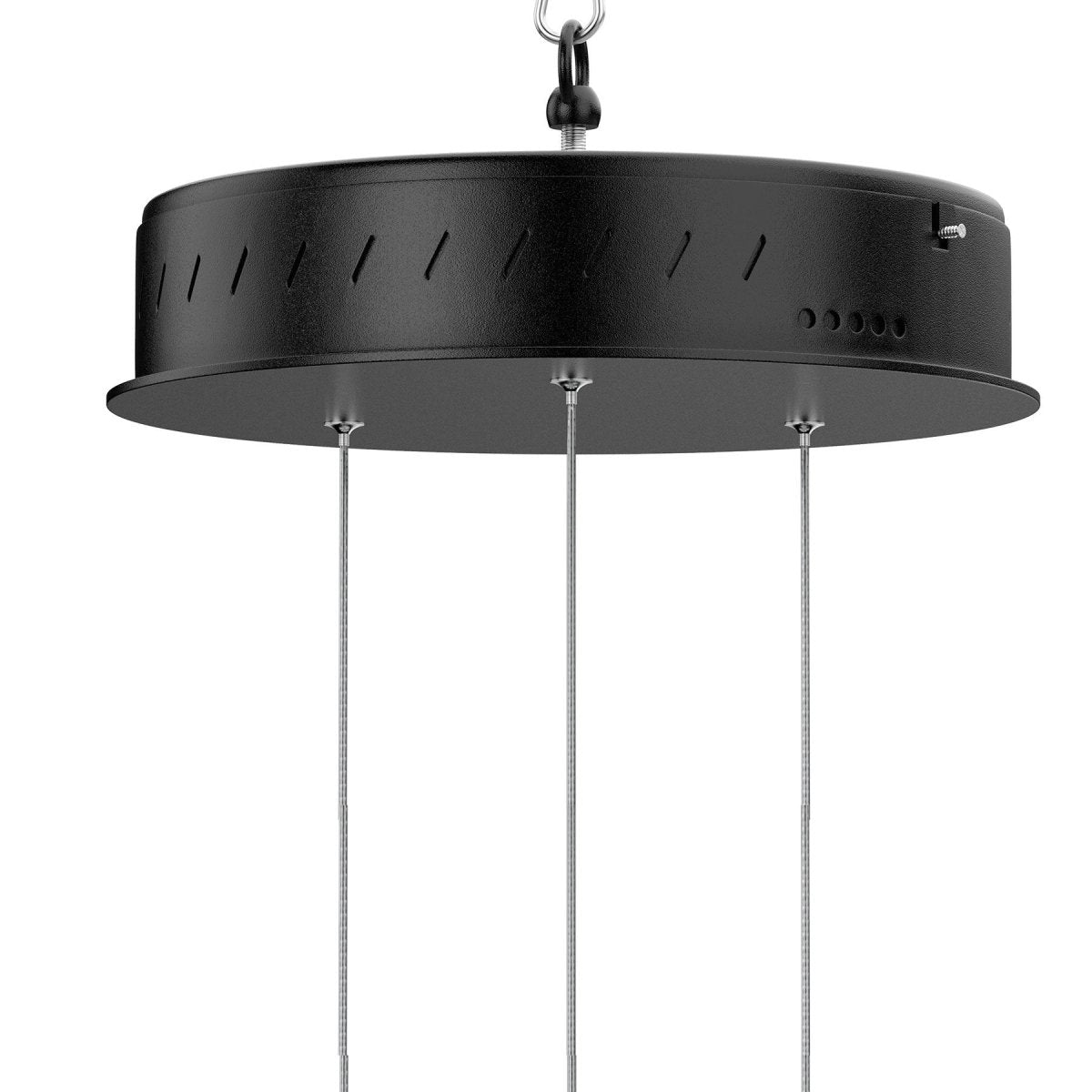 6-Light 30" Wide Modern/Contemporary Cage LED Chandelier Ceiling Light, 70W, 3000K, 3500LM, Adjustable Height