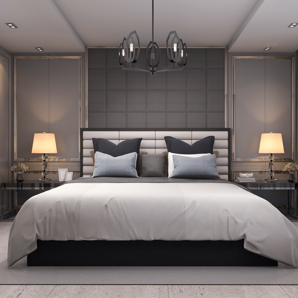 6-Light Black Finish Chandelier Light with Snow Glass, E12 Base, 120V, Bulb Type B10, Socket type E12, Max wattage Per Socket 60W - 28“D x 16”H