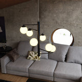 6-Lights, Chandelier, 47W, 3000K, Matte Black Body Finish, Dimmable