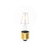 6 Watt Filament LED Light Bulb, Clear Dimmable A19 Medium (E26) Base, 120V/60Hz, 2700K, 600LM, 4-filament - D2.36"*4.00"H