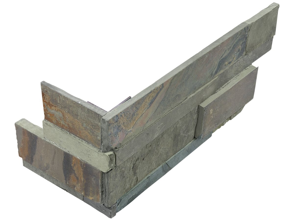 6 X 18 In Indian Coast Ledger Stone Assembled Corner