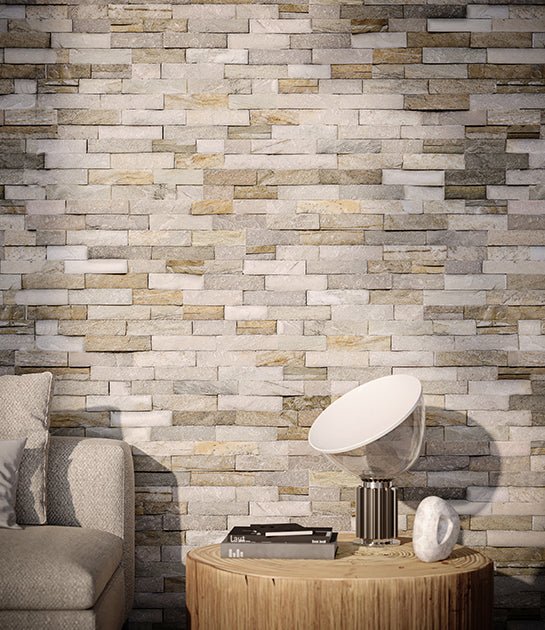 6 X 24 In Ledger Stone Beachwalk Split Face Quartzite Tile