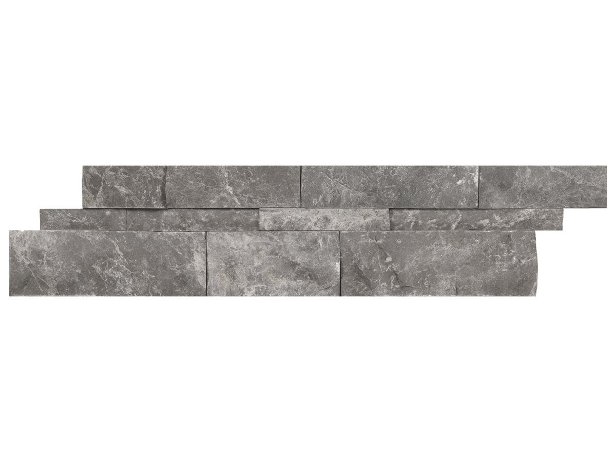 6 X 24 In Stark Carbon Split Face Marble Panel