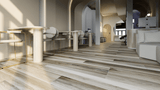 6 X 36 In Amaya Blend Matte Pressed Glazed Porcelain Tile