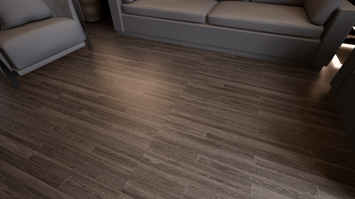 6 X 36 In Aspen Sequoia Matte Rectified Glazed Porcelain Tile
