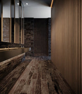 6 X 36 In Muskoka Charred Matte Pressed Glazed Porcelain Tile