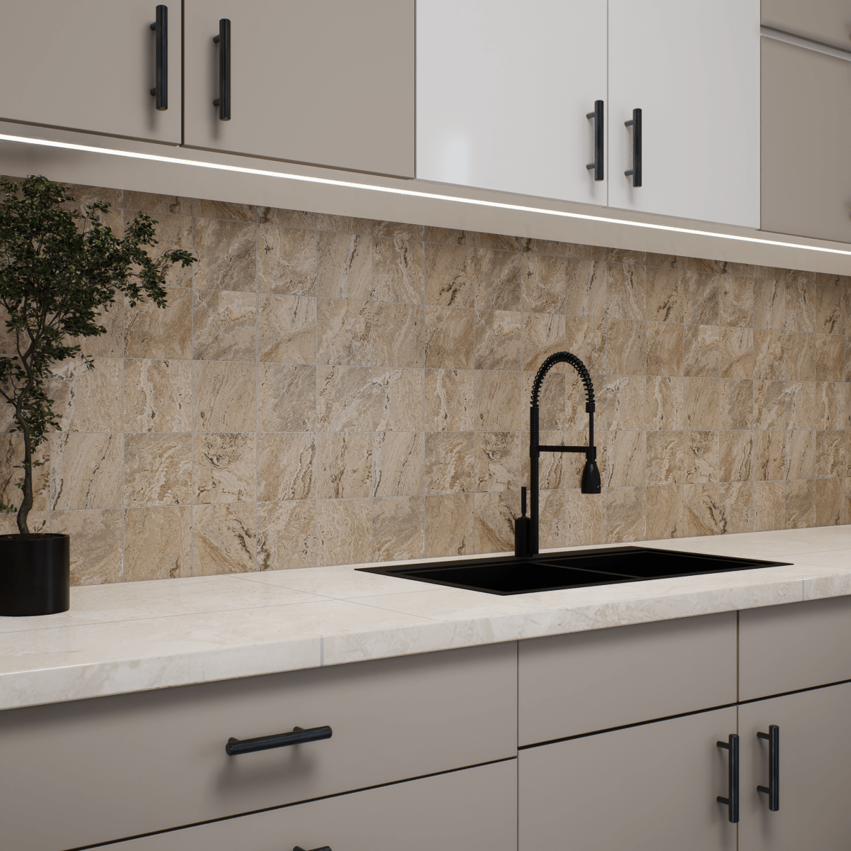 6 X 6 In Antico Classic Matte Pressed Glazed Porcelain