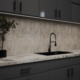 6 X 6 In Antico Ivory Matte Pressed Glazed Porcelain